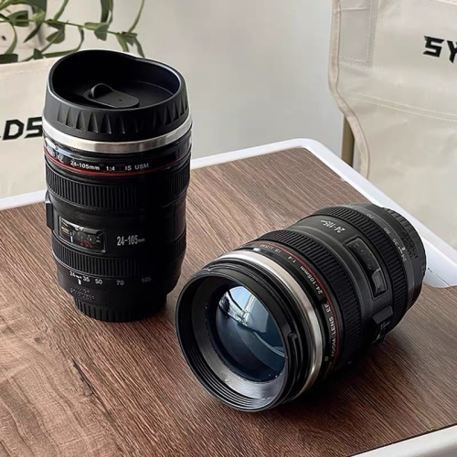 Ly giữ nhiệt ống kính máy ảnh Canon siêu chất 400ml