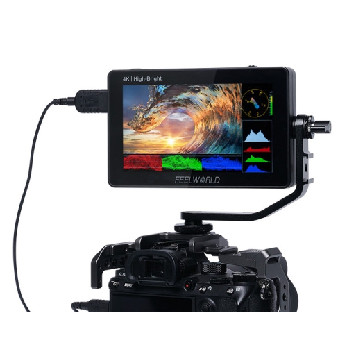 FEELWORLD F6 PLUSX Màn hình cảm ứng 5.5NIT độ sáng cao 1600 inch - Màn hình máy ảnh DSLR