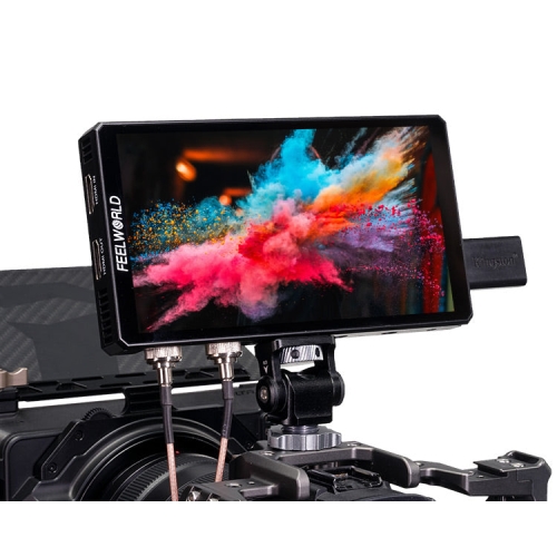 FEELWORLD CUT6 màn hình ghi âm 6 INCH máy ảnh hiện trường, máy ảnh DSLR USB2.0 đầu ghi SDI-HDMI