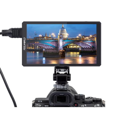 FEELWORLD CUT6 màn hình ghi âm 6 INCH máy ảnh hiện trường, máy ảnh DSLR USB2.0 đầu ghi SDI-HDMI