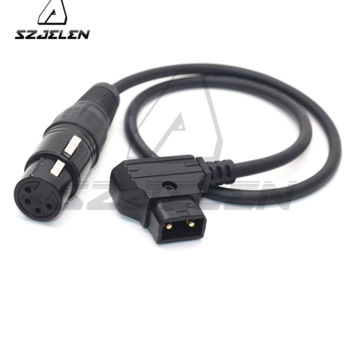 Dây nguồn D-Tap Cổng B sang dây nguồn cáp 4 chân XLR nữ 12V