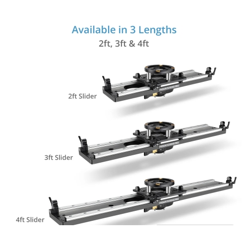 Thanh trượt máy quay video Proaim Flyking Pro Mitchell dành cho nhà làm phim & nhà làm video | Kích thước: 2ft. 3ft. 4ft.
