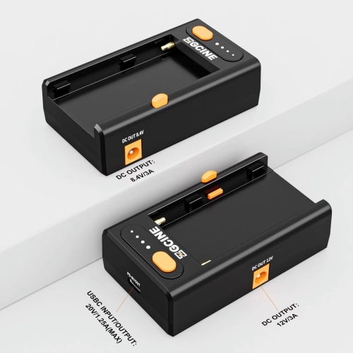 Bộ sạc pin ZGCINE NPF-02 (cổng DC)/ NPF-01 (Cổng Dtap)