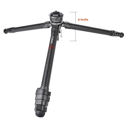 Chân máy ảnh du lịch chuyên nghiệp Coman Zero F38 bằng sợi carbon với đầu bi Arca và ngàm tháo nhanh DJI.