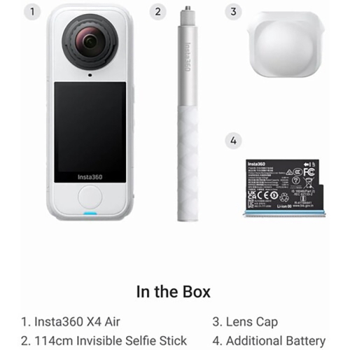 Insta360 X4 Air Starter Bundle (Arctic White)