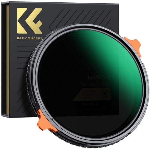 Filter Kính lọc K&F Concept 2 in 1 CPL Nano-X Series ND4 - 64 / 82mm