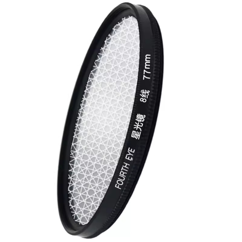 Star line Lens 4/6/8 line Filter 37 49 52 55 58 62 67 72 77 MM Camera Filter (Size : 62mm, Color : Star 8X), JTSF9648