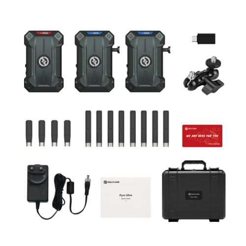 Hệ thống truyền video không dây Hollyland Pyro Ultra 4K HDMI/SDI Wireless Video Transmission System - Bộ Truyền & Bộ Thu (1TX & 1RX)