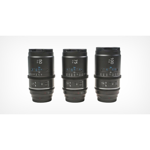 Ống kính điện ảnh Anamorphic lấy nét tự động toàn khung hình 1.33x 50 / 75 / 100mm T1.8