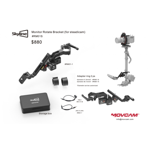 Hệ thống cân bằng màn hình Movcam SkyLine dành cho Steadicam