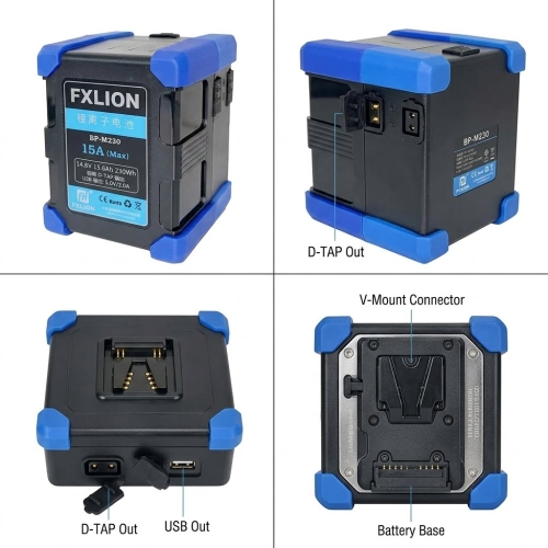 Pin Lithium-Ion V-Mount Fxlion BP-M230 230Wh