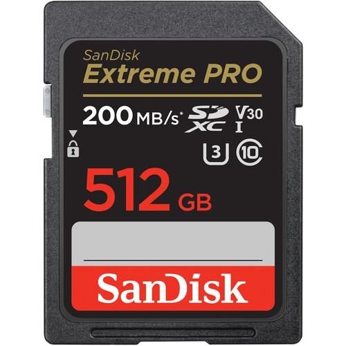 Thẻ Nhớ SANDISK SDXC EXTREME PRO 64GB/128GB/256GB/512GB/1TB 200MB/s