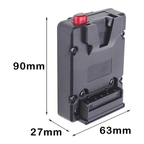 Power Adapter Mount Plate for Mini Nano V/V Mount Battery to NPF NPF 960 NPF 970,D-Tap for Camera/LED Z Cam E2/F6/S6/F8