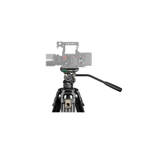 Tilta 75mm Cine Fluid Head with 2-Stage One Touch Carbon Fiber Tripod Legs (8KG)