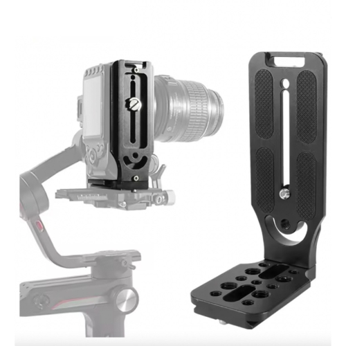 Tấm đế chữ L tháo lắp nhanh có thể gập lại cho máy ảnh Nikon, Sony Đầu bi chân máy Arca Swiss