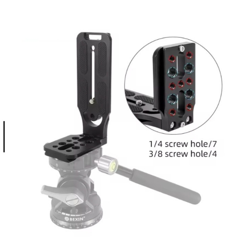 Tấm đế chữ L tháo lắp nhanh có thể gập lại cho máy ảnh Nikon, Sony Đầu bi chân máy Arca Swiss