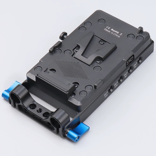 Đế pin Vmount cấp nguồn đồng thời cho nhiều thiết bị cho máy quay, camera