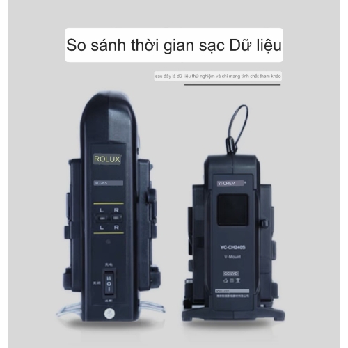Sạc đôi YinChem, sạc đôi Pin Vmount mẫu mới nhất nhỏ nhẹ và gọn gàng rất dễ mang theo