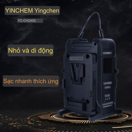 Sạc đôi YinChem, sạc đôi Pin Vmount mẫu mới nhất nhỏ nhẹ và gọn gàng rất dễ mang theo