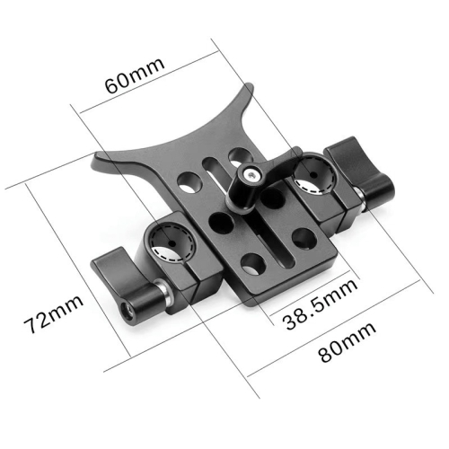 Giá đỡ len lắp ráp 15mm dùng cho máy ảnh và máy quay