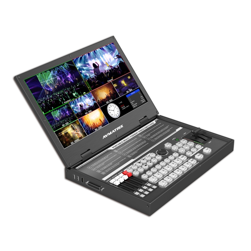 AVMATRIX PVS0615U - Bộ chuyển đổi phát trực tuyến đa định dạng 6CH SDI/HDMI di động