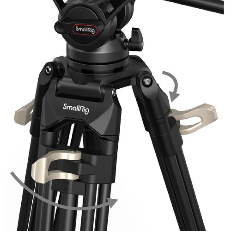 Chân máy SmallRig Heavy-Duty Fluid Head Tripod AD-01