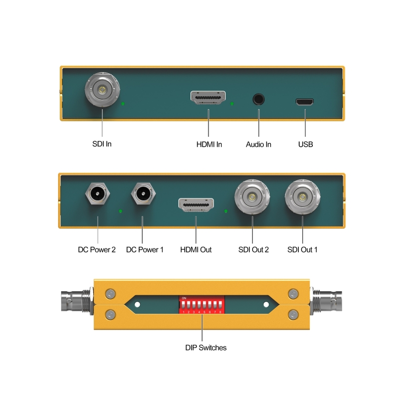 AVMATRIX SC2030 - Bộ chuyển đổi chéo tỷ lệ  3G-SDI/HDMI
