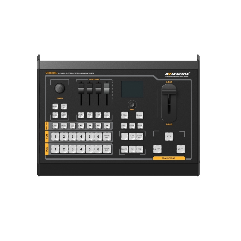 AVMATRIX VS0605U - Bộ chuyển đổi phát trực tuyến đa định dạng SDI/HDMI 6 kênh 