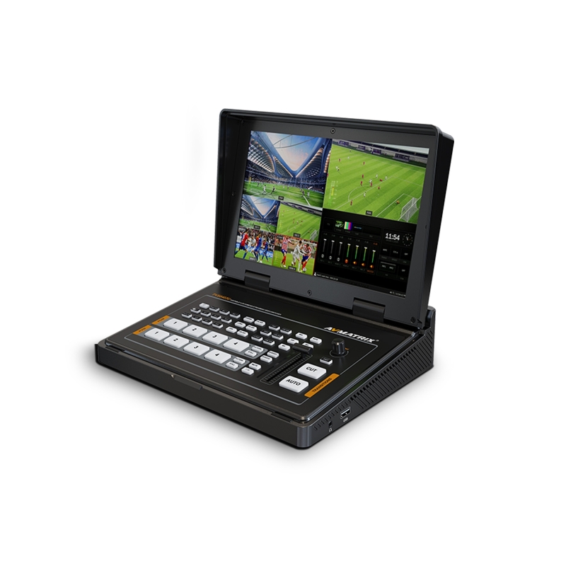AVMATRIX PVS0403U -Bộ chuyển đổi video SDI & HDMI 4 kênh với màn hình 10.1"  