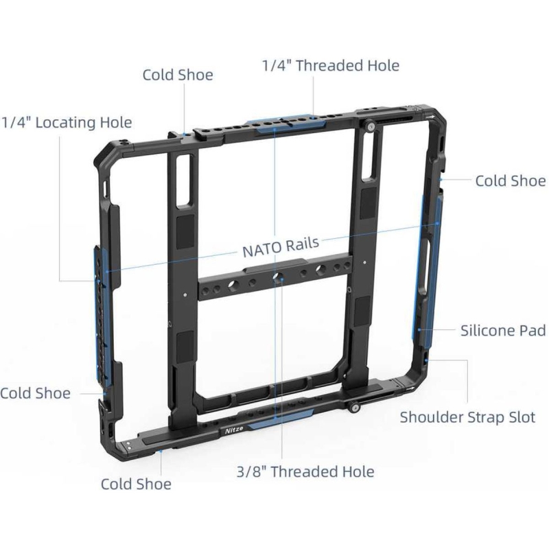 Khung đựng viên nén Nitze dành cho viên nén có kích thước từ 11,5″ đến 13″ (T-TC02A)