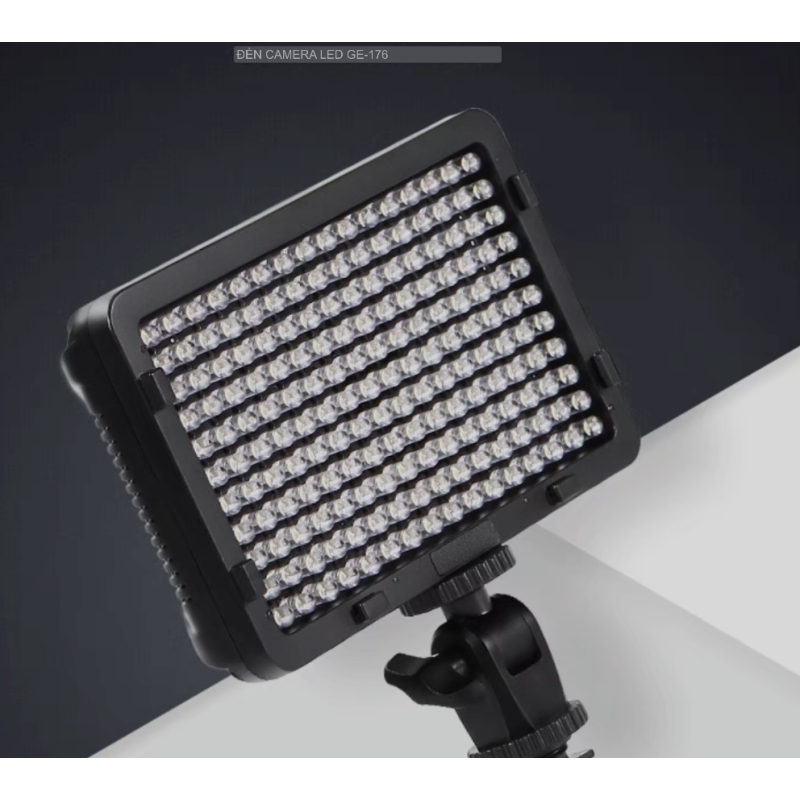 Đèn LED 176 máy ảnh giúp tăng độ sáng cho máy ảnh, máy quay phim