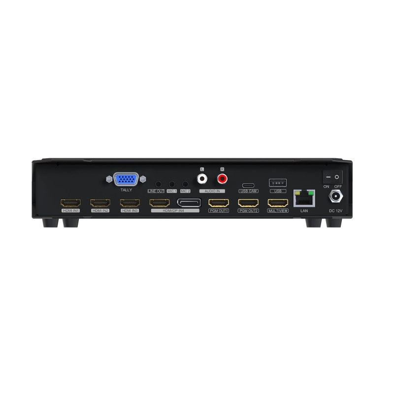 Bộ chuyển đổi video HDMI DP 4 kênh Micro 4 đầu vào AVMATRIX HVS0401E 