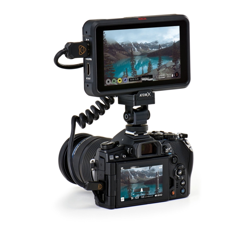 Màn hình video màu 5 inch, dùng cho camera hiệu Atomos, mã ATOMNJAV01/ Atomos monitor Ninja V Kích thước 5 inch