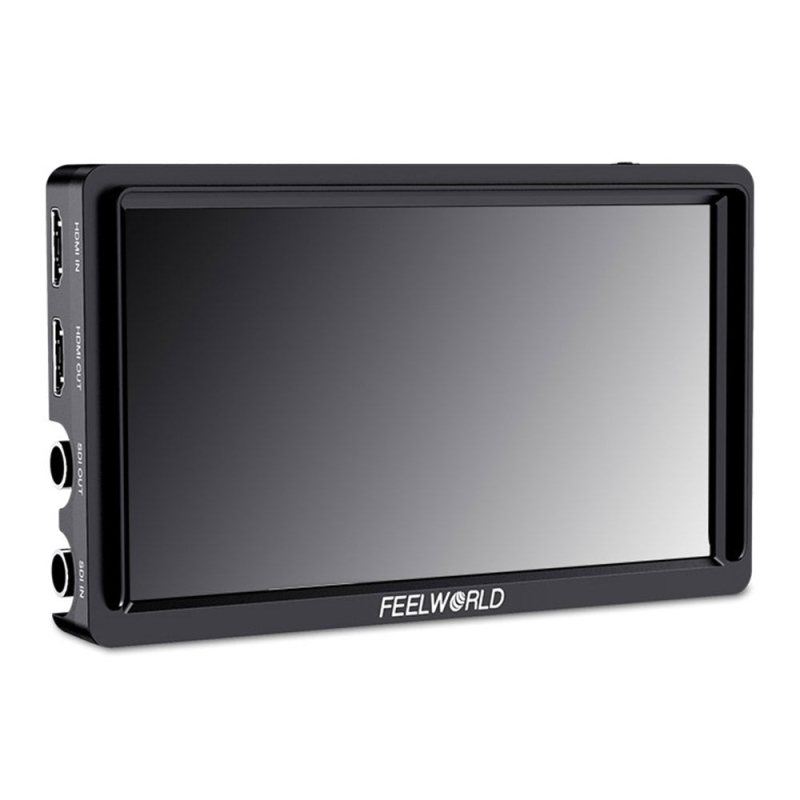 FEELWORLD FW586S màn hình DSLR 6 inch với nguồn ngoài F970 và bộ cài đặt SDI HDMI