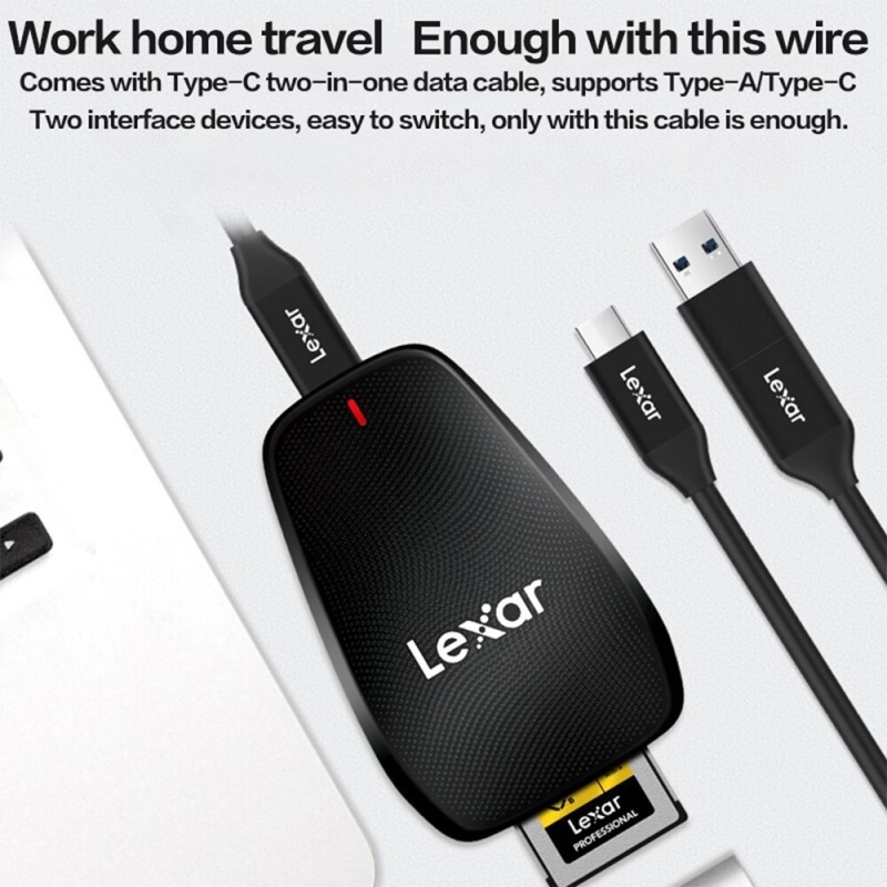 ĐẦU ĐỌC THẺ LEXAR PROFESSIONAL CFEXPRESS TYPE B USB 3.2 GEN 2X2 - LRW550U