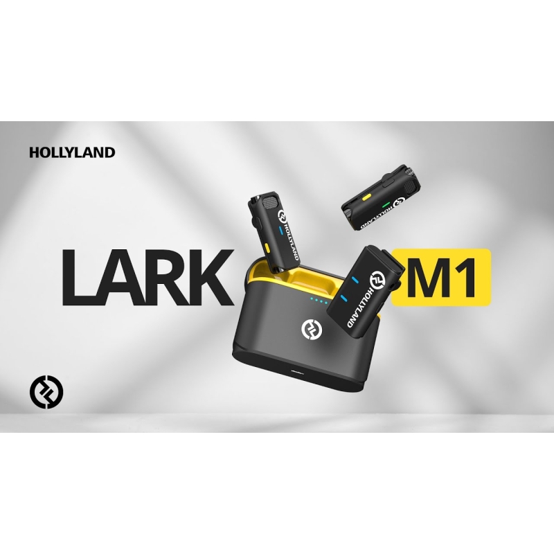Hollyland Lark M1 Duo 2.4Ghz - Microphone Dành Cho Phỏng Vấn Vloging/ Phát Trực Tiếp 