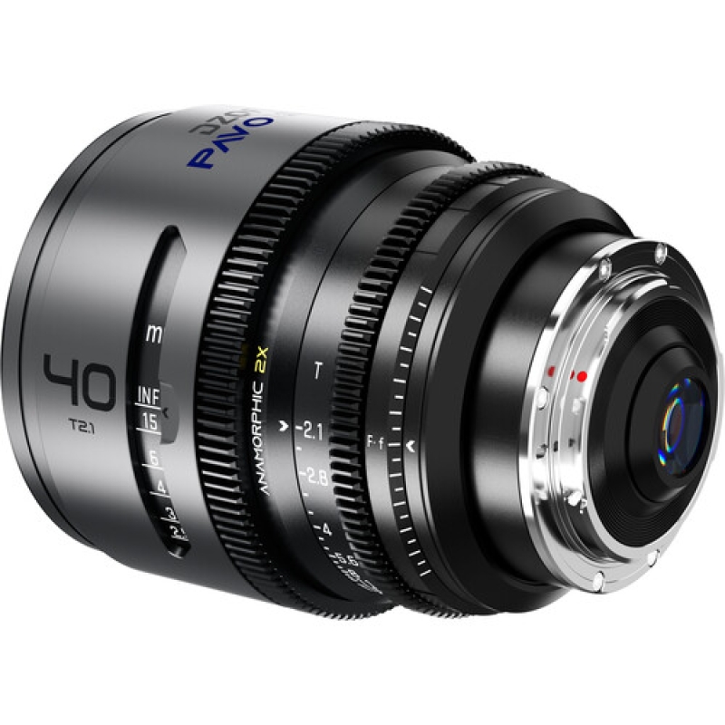 Bộ 6 ống kính DZOFilm PAVO 2x Anamorphic (Lớp phủ màu xanh, Ngàm PL/EF, Chân)