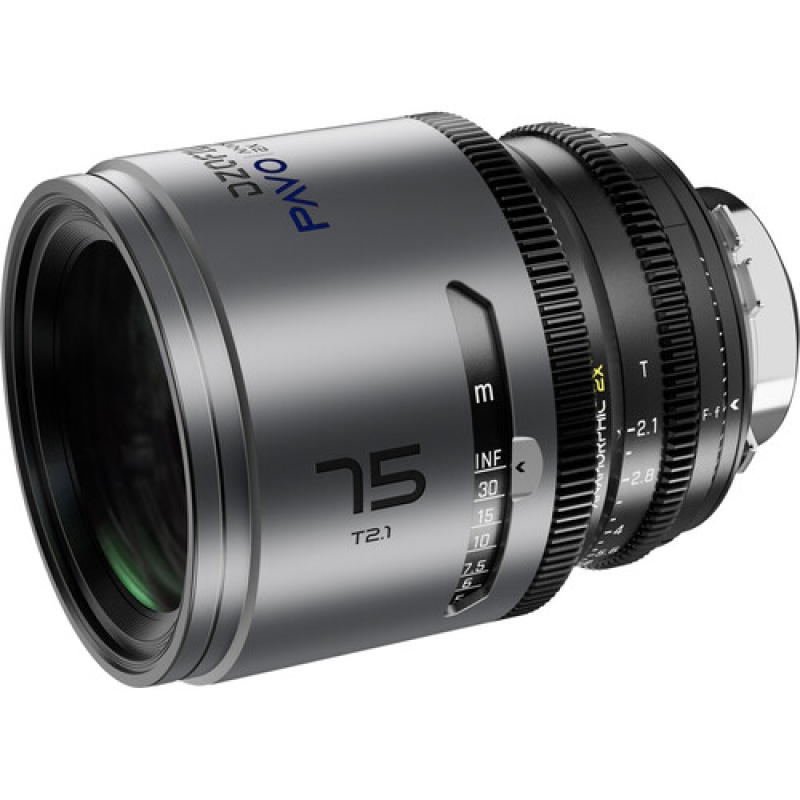 Bộ 6 ống kính DZOFilm PAVO 2x Anamorphic (Lớp phủ màu xanh, Ngàm PL/EF, Chân)