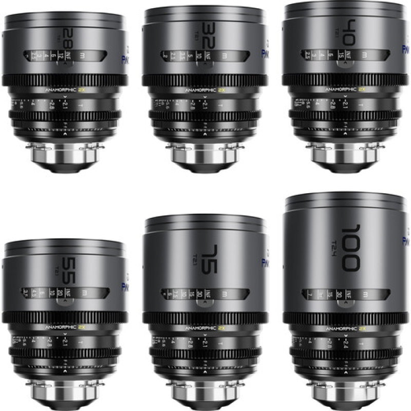 Bộ ống kính DZOFilm PAVO 2x Anamorphic Set (PL/EF Mount, Feet)