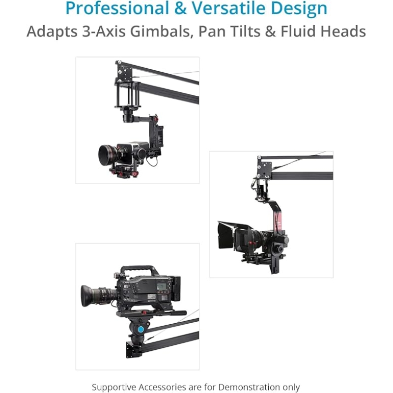 Cần trục máy ảnh Proaim 12ft cho Gimbal 3 trục, Pan-Tilt & Fluid Head