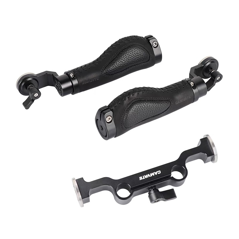 Tay cầm máy ảnh với Bộ chuyển đổi kẹp thanh 15mm & ARRI Rosettes Mount cho máy ảnh DSLR Rig Hệ thống hỗ trợ thanh 15mm