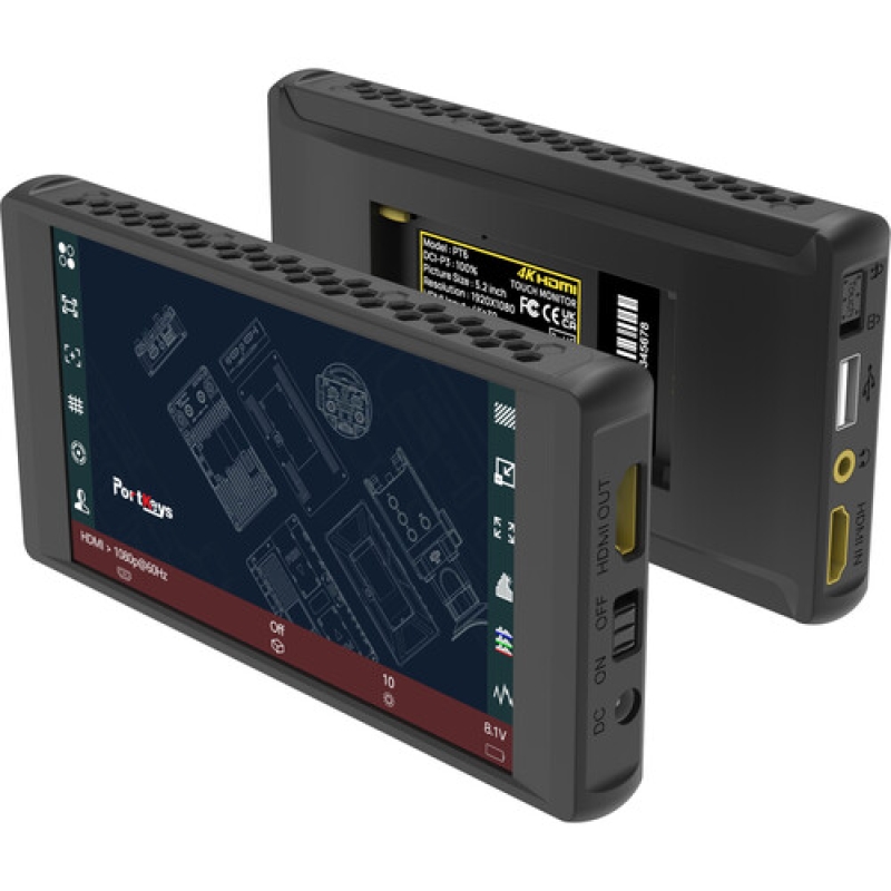  Màn hình Portkeys PT6 6"4K HDMI TOUCHSCREEN MONITOR
