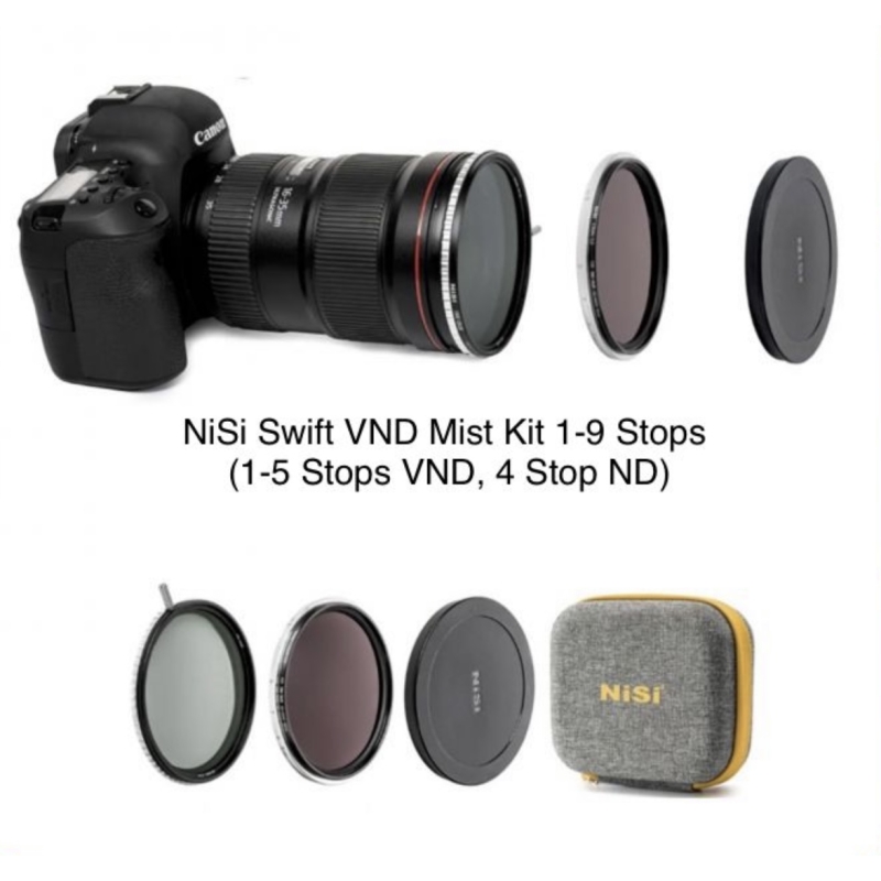 Filter NiSi Swift VND Mist Kit 1-9 Stops 82mm (1-5 Stops VND, 4 Stop ND) (FULL VAT)