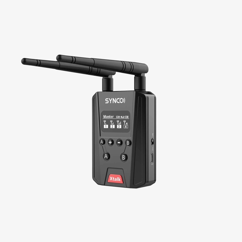 Synco Xtalk XMax Tai nghe liên lạc nhóm, Thiết kế hai tai, Chip khử ồn AI, Phạm vi truyền 500m