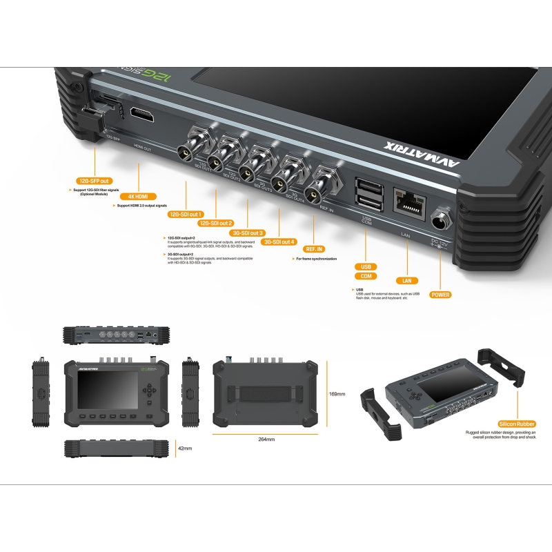 Bộ  AVMATRIX 12G-SDI & 4K HDMI 2.0