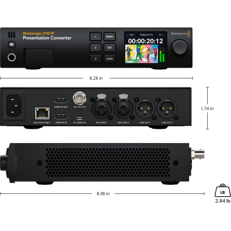 Blackmagic 2110 IP Presentation Converter