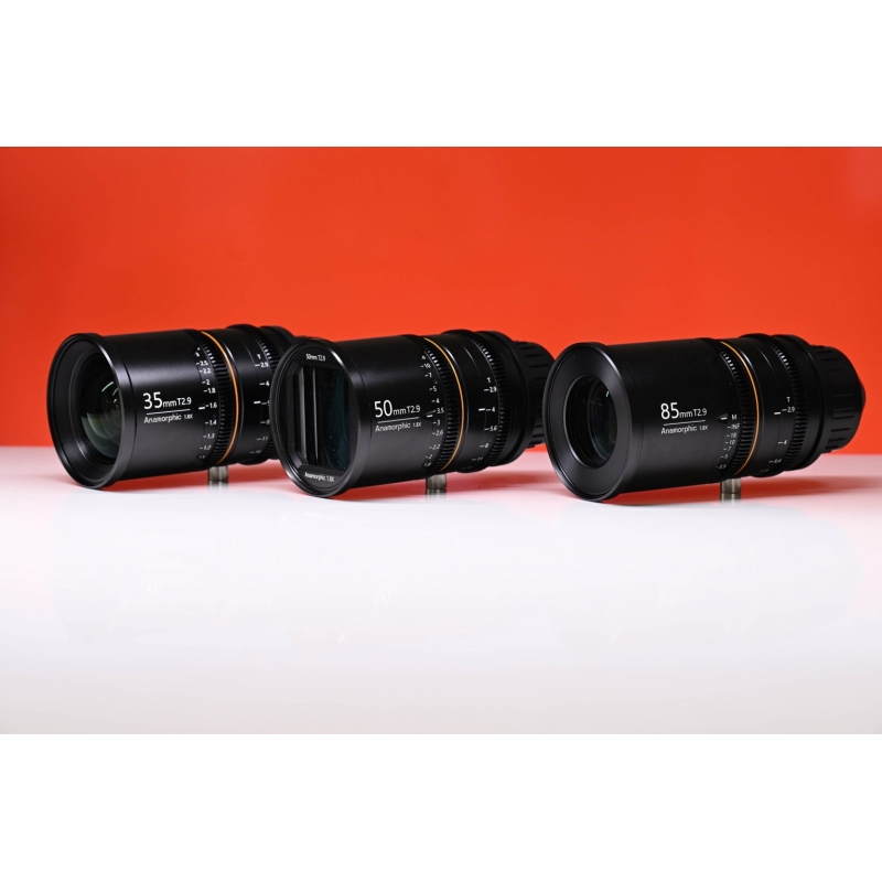 Bộ 3 Ống Kính Great Joy 1.8x Anamorphic T2.9