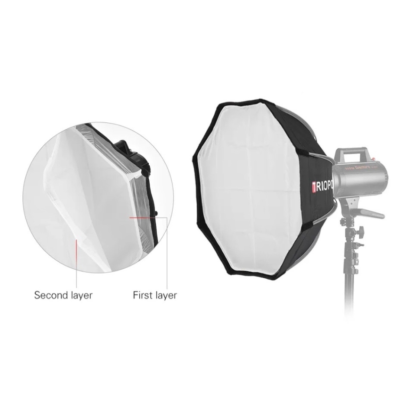 Softbox Bát giác TRIOPO K2-55/K2-65/K2-90/K2-120 thao tác nhanh Bowens