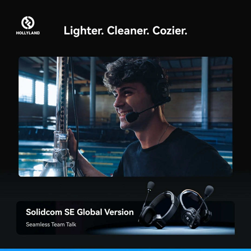 Hollyland Solidcom SE 5S Global 2.4Ghz Phiên bản 5 Tai nghe (FULL VAT)