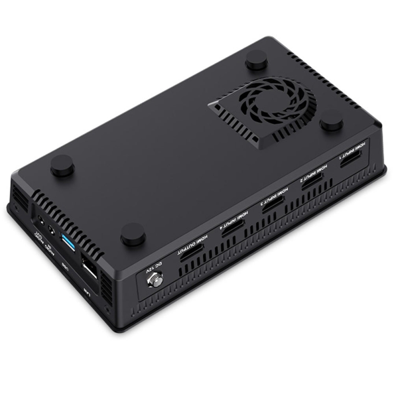  FEELWORLD L2 PLUS Multi Camera  Mixer Video Mixer Switch 5.5 "TOUCH PTZ CONTROL CHROMA KEY phát trực tiếp